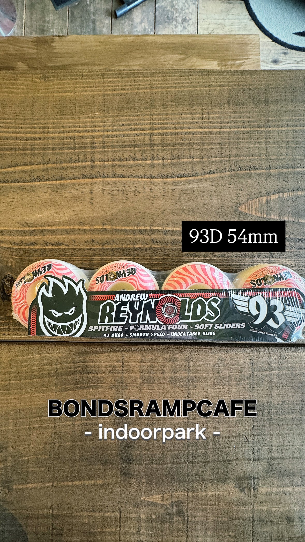 ★送料無料 SKATEBOARD SPITFIRE F4 93D 53mm 54mm ANDREWREYNOLDS スケートボード ウィール タイヤ スピットファイヤー 正規代理店契約商品 ■