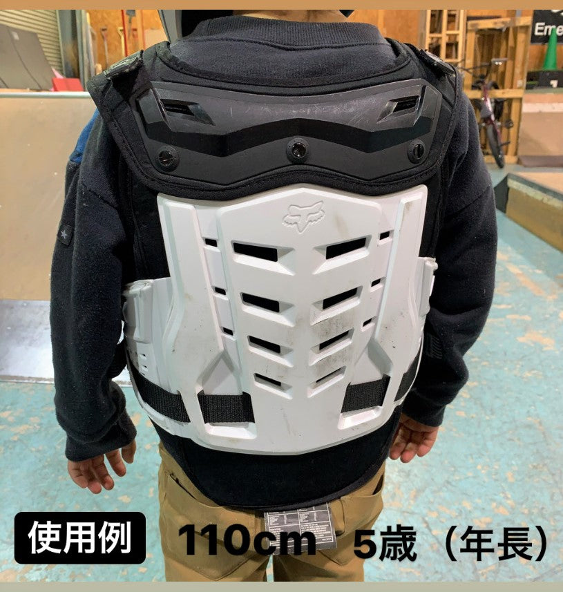 FOX BMX WHITE フォックス ラプタープロフレーム LC ルーストデフレクター ホワイト 子供用 正規代理店契約商品 ■