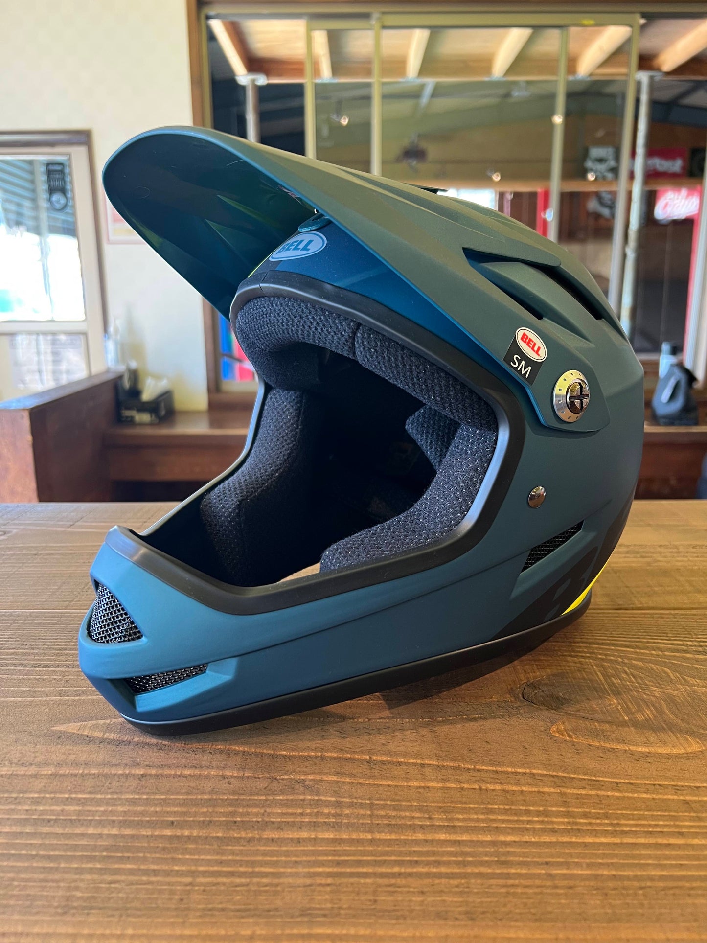BELL SANCTION BMX ベル サンクション Sサイズ ブルー マット 初心者 フルフェイス おすすめ 正規代理店商品 ■