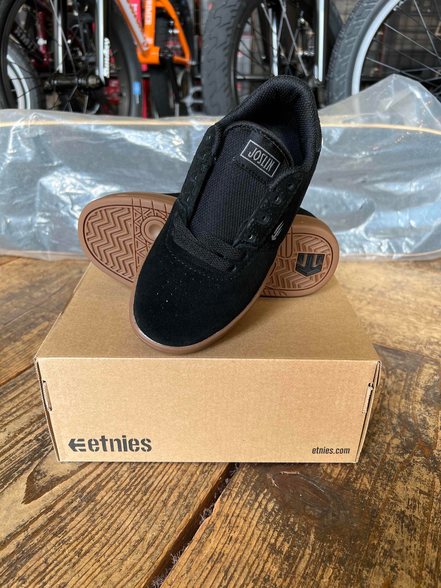 ETNIES エトニーズ KIDS JOSL1N BLACK/GUM 19cm BMX SKATEBOARD シューズ 正規代理店契約商品 ■