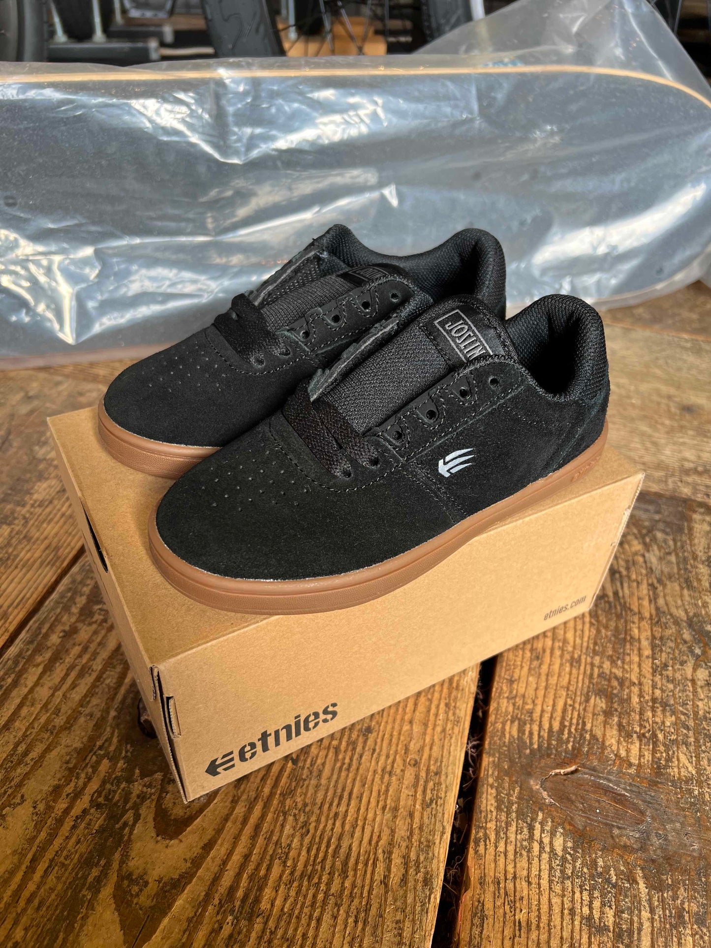 ETNIES エトニーズ KIDS JOSL1N BLACK/GUM 19cm BMX SKATEBOARD シューズ 正規代理店契約商品 ■