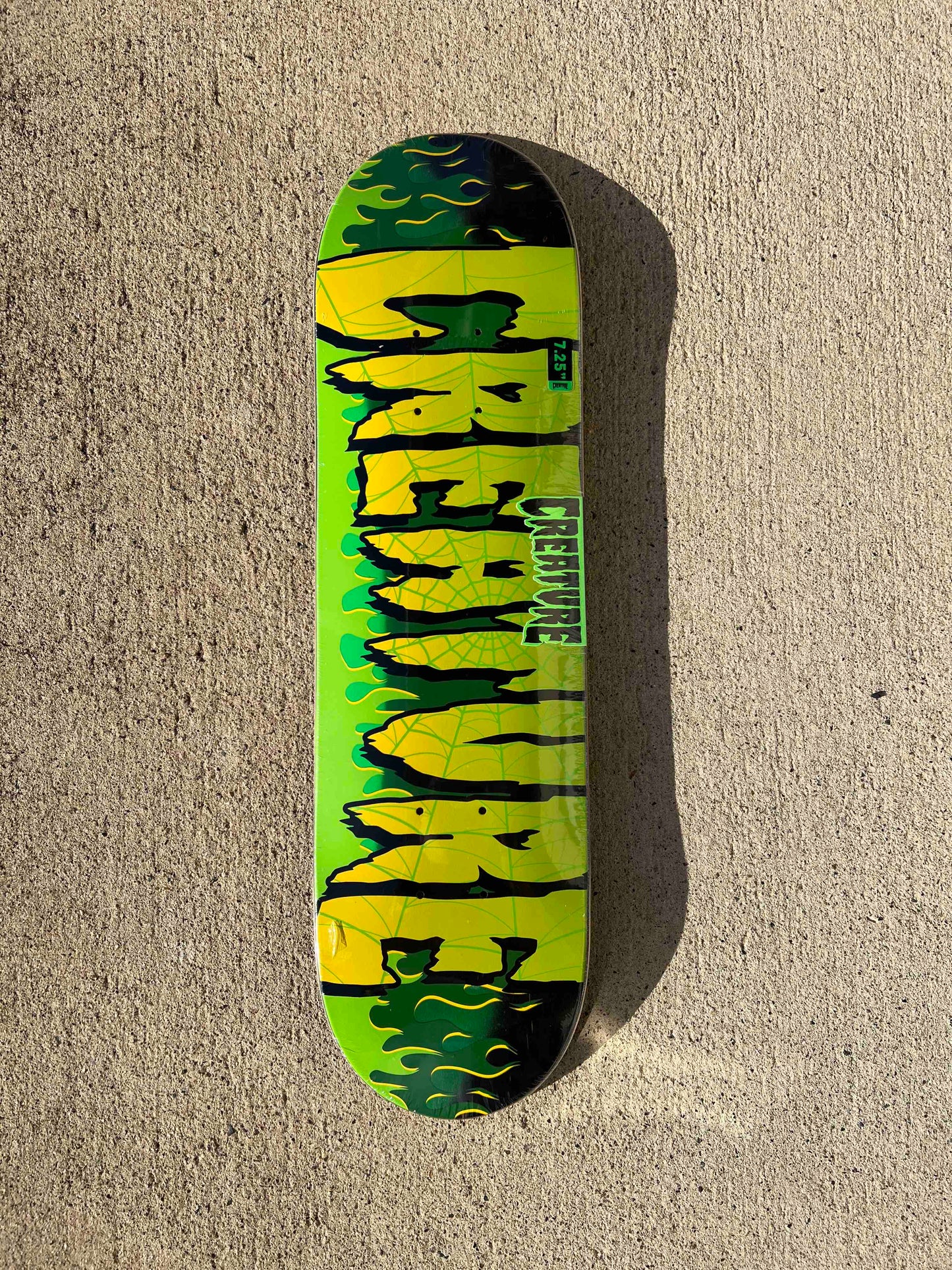 CREATURE LTD FIRE WEB 7.25inc クリーチャー 子供用 スケートボード 初心者 スケボー ■