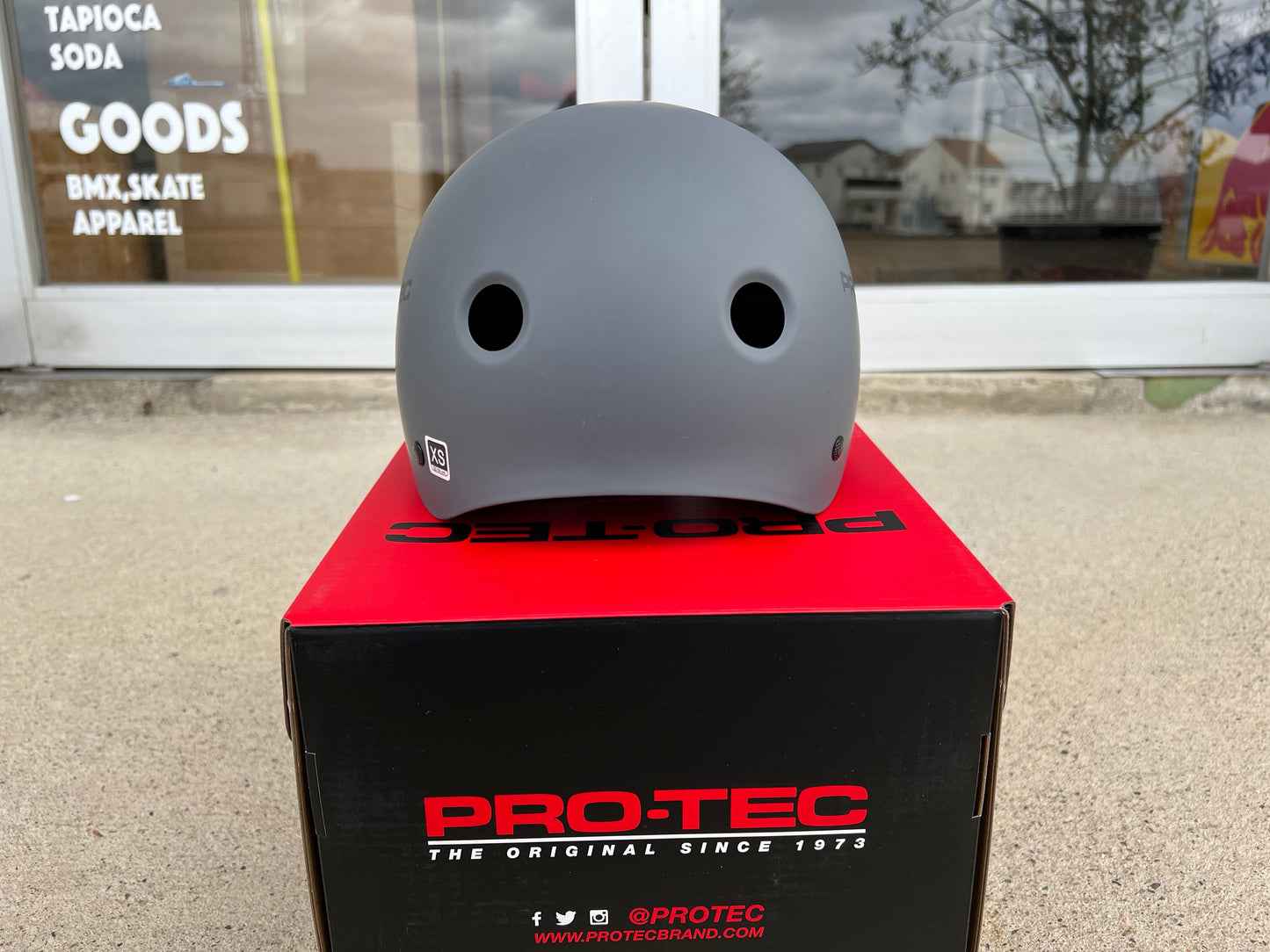 PROTEC プロテック CLASSIC SKATE グレー ヘルメット 半キャップ 子供 大人 BMX スケート ブレイクダンス オリンピック BMX ■
