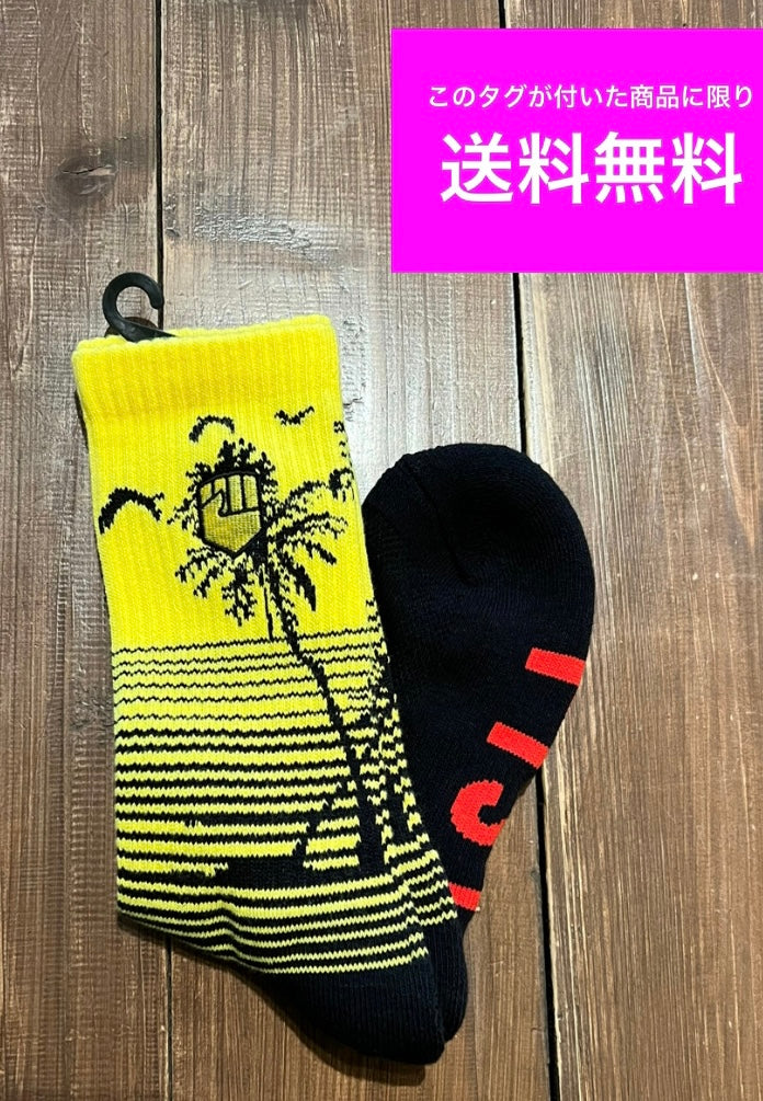 送料無料 BMX FIST HANDWEAR フィスト 靴下 イエロー S-Mサイズ MIAMI PHASE 2 SOCK ソックス アパレル ストリート ファッション 全国通販可能 ■