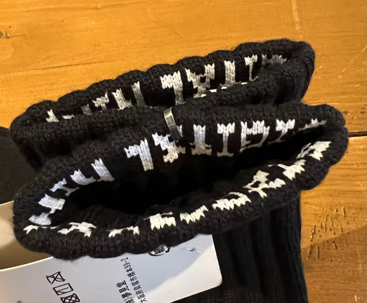 送料無料 スケートボード CHING&CO. 手裏剣 BLACK SOCKS チンアンドコー スケボー 靴下 フリーサイズ 24.5~27.5㎝ スケーター ソックス ブラック アパレル 全国通販可能 ◎