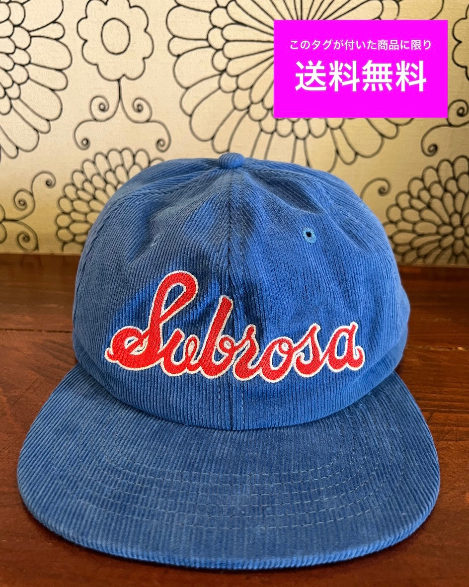 送料無料 BMX SUBROSA EMBROIDERED COLD HAT サブローザ キャップ ブルー ブラック BLUE BLACK フリーサイズ FREE ストリート 全国通販可能 ◎