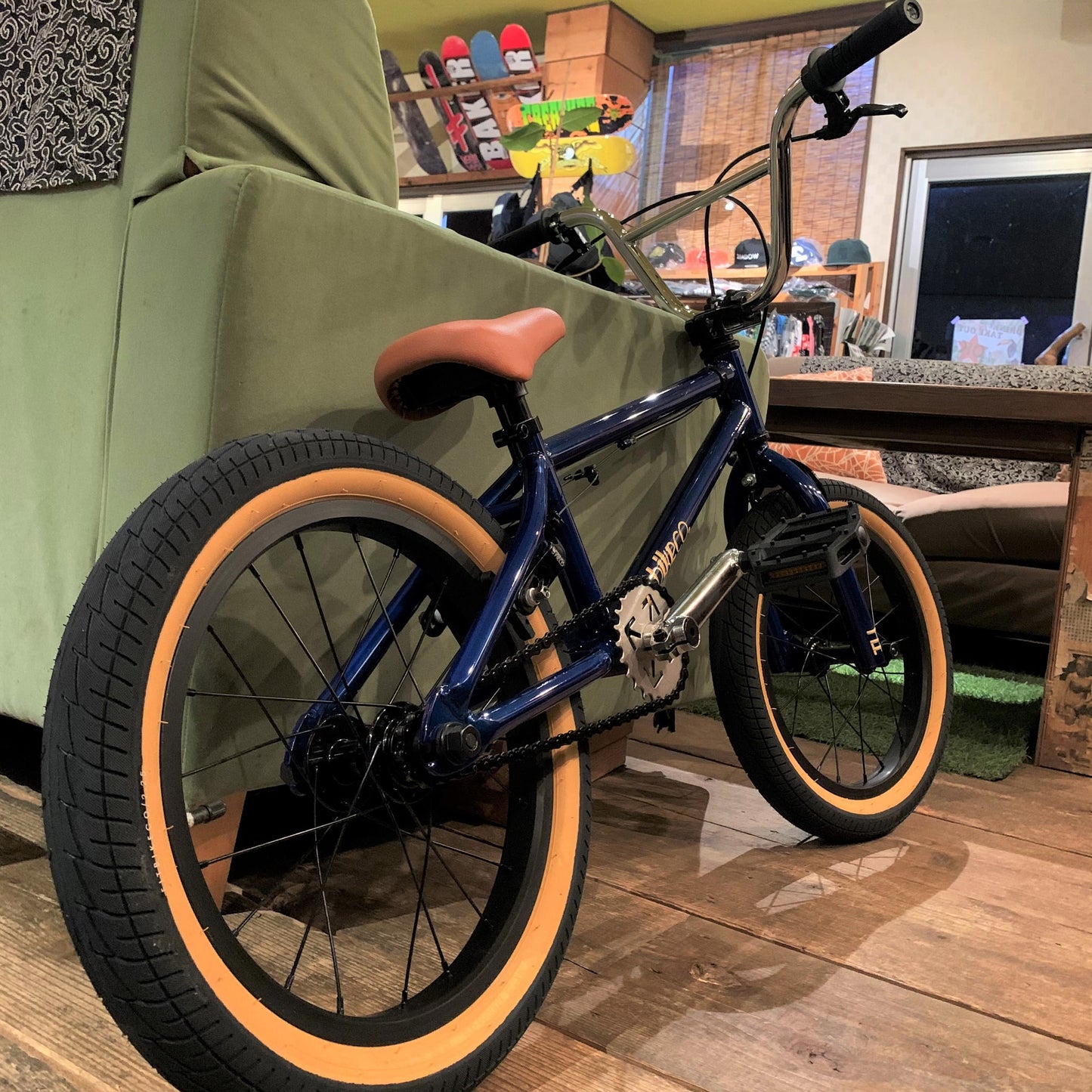 初心者の方も安心の 完全組み立て発送 FITBIKE CO. フィットバイク BMX 16インチ 完成車 2021 MISFIT16 TRANS NAVY BLUE bmx 子供 岡山 全国通信販売可能