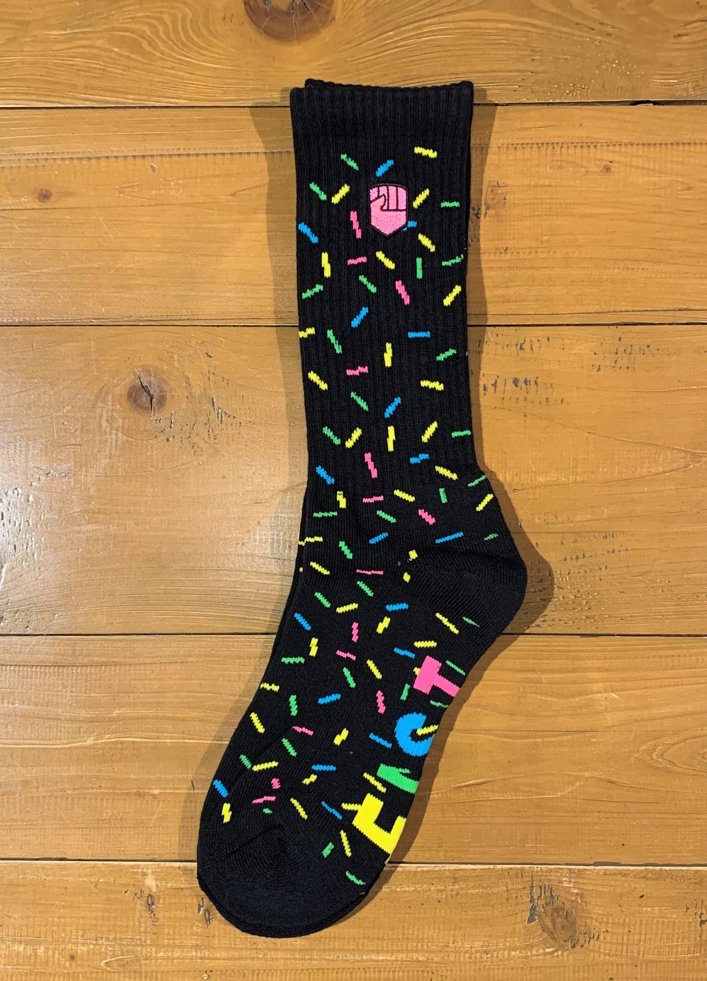送料無料 BMX FIST HANDWEAR フィスト 靴下 SPRONKLESS SOCKS S-Mサイズ ソックス ブラック カラフル S-Mサイズ 24~26.5㎝ 人気ブランド BMX 初心者 ■
