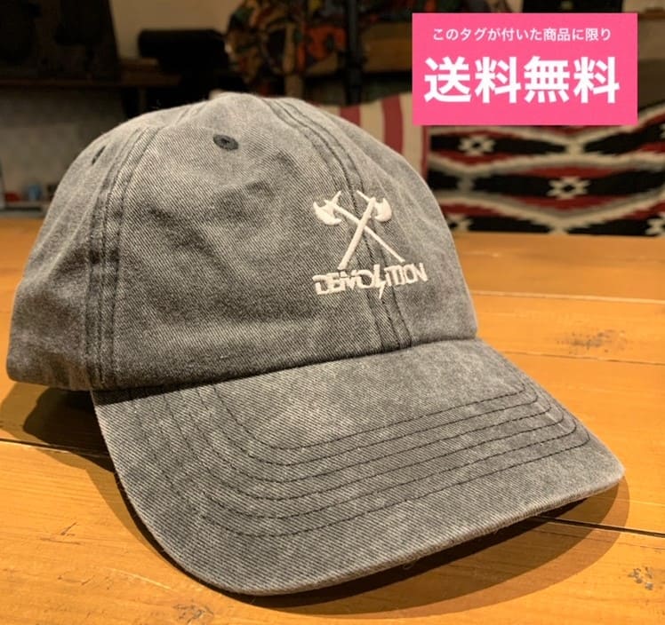 送料無料 DEMOLITION デモリッション キャップ AXES PA HAT 6PANEL WASH BMX パーツ ブランド BMX 街乗り BMX フリースタイル 全国通信販売可能
