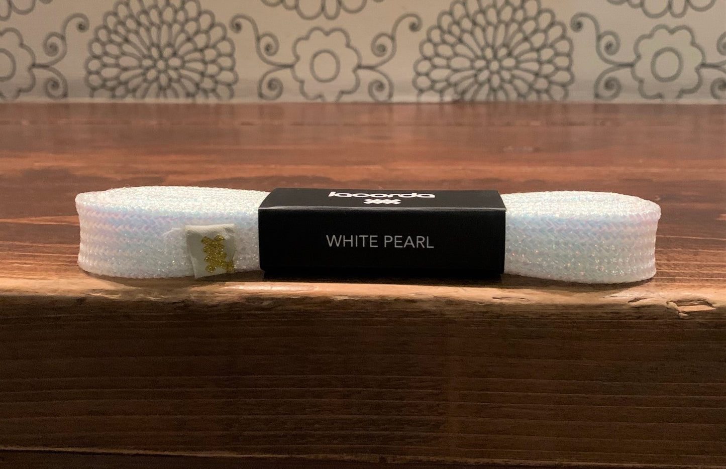 送料無料 LACORDA THREADS ラコーダ SHOELACE BELTシューレースベルト WHITE PERAL 160cm 靴紐ベルト ストリートファッション ベルト BMX スケボー ■