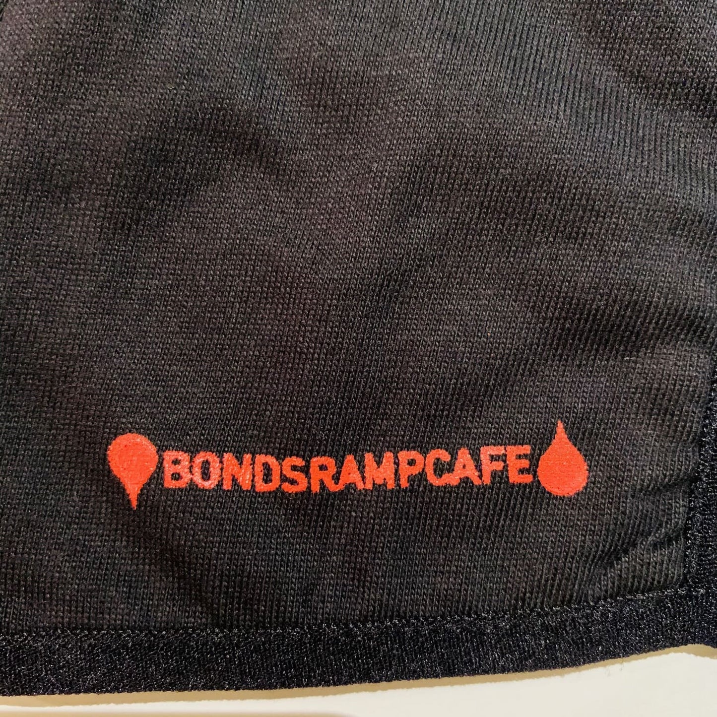 送料無料 BONDSRAMPCAFE ボンズランプカフェ 洗える 布マスク ブラック 黒 大人サイズ 蒸れにくい 肌荒れしにくい 布マスク 小顔マスク BMX スケボー カフェ マスク 岡山■