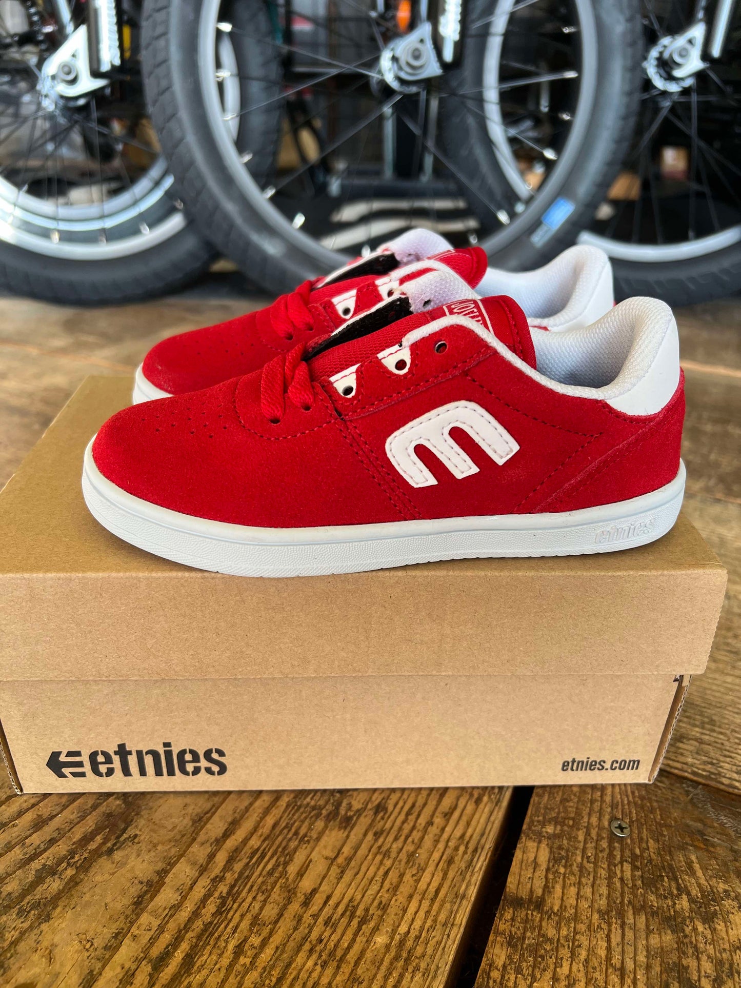 ETNIES エトニーズ KIDS JOSL1N RED/WHITE 17.5cm BMX SKATEBOARD シューズ 正規代理店契約商品 ■