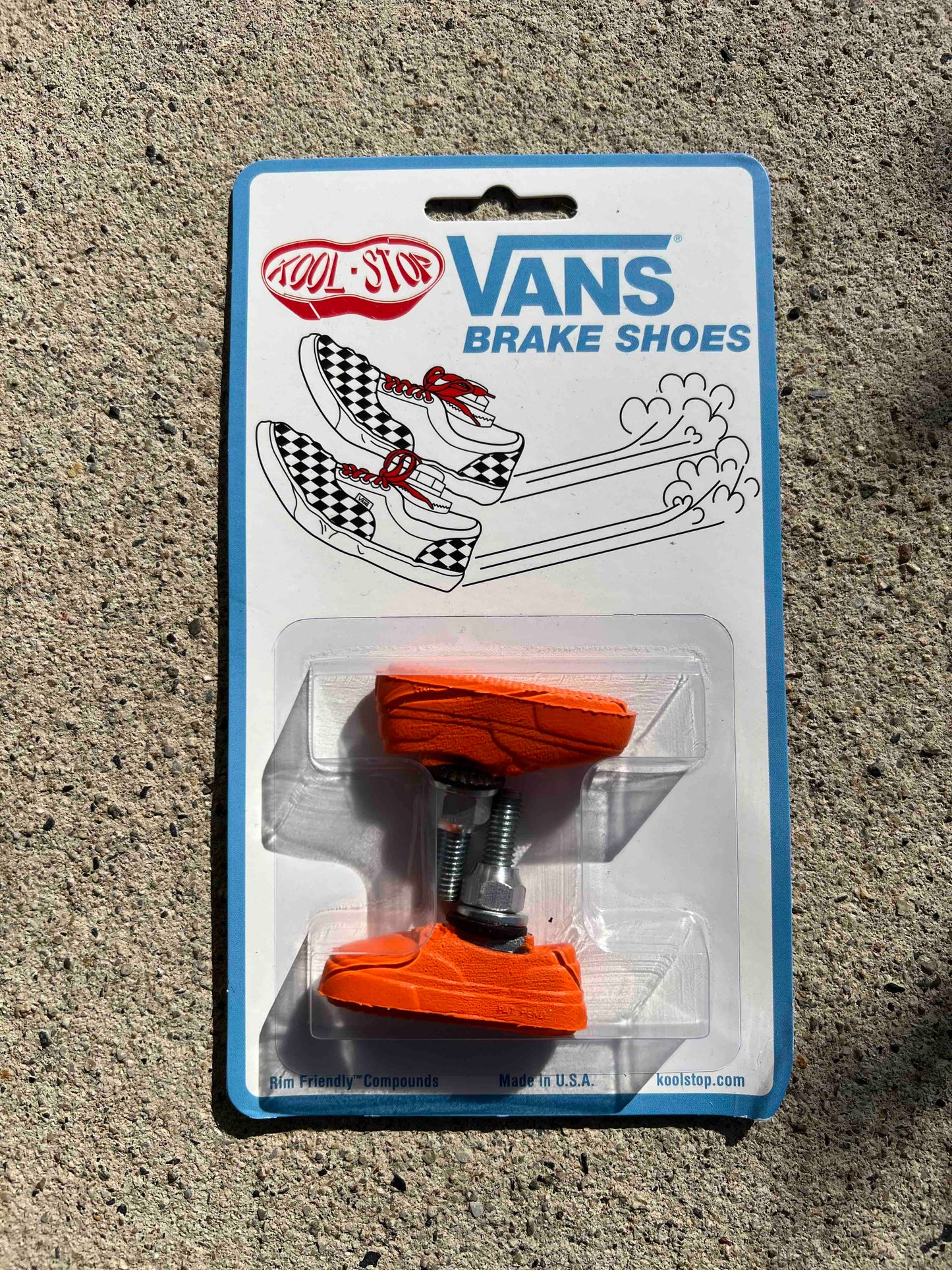 VANS BRAKE SHOES BMX ORANGE ブレーキシュー 正規代理店契約商品 ■