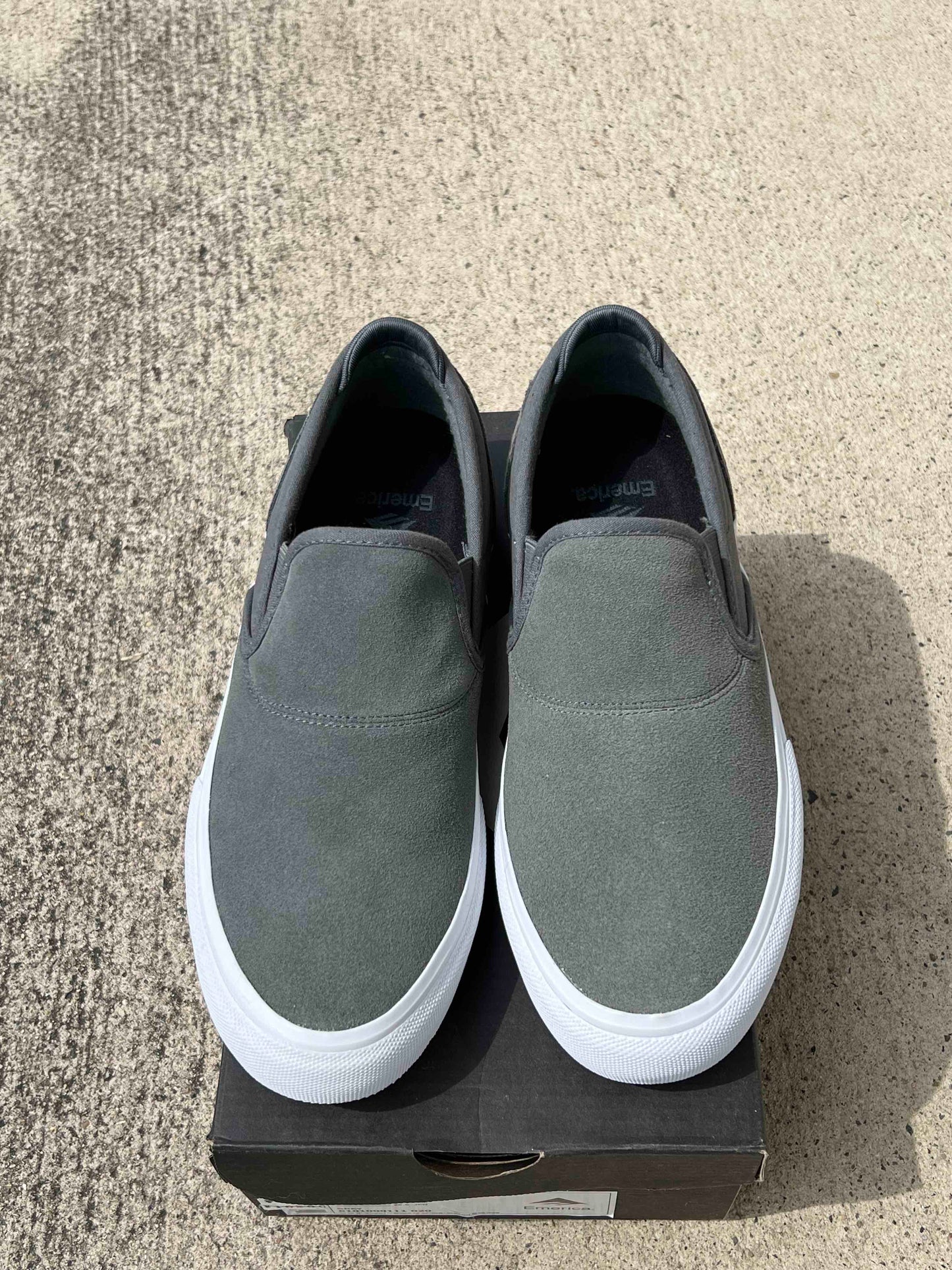 送料無料 SALE商品 SKATEBOARD シューズ Emerica WINO G6 SLIP ON エメリカ GREY ■