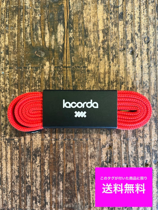 送料無料 LACORDA THREADS ラコーダ  SHOELACE BELT OG RED オージーレッド 135cm シューレスベルト 靴ベルト ストリートファッション BMX スケボー 正規代理店契約商品 ■