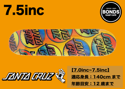 SANTACRUZ CONTRA DOT 7.5inc  サンタクルズ 子供用 スケートボード 初心者 スケボー 正規代理店契約商品 ■