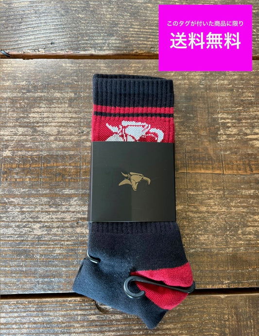 ★送料無料 BMX ANIMAL SOCKS 自転車 靴下 FREE フリー 24.5～27.0㎝ アニマル ソックス ユニセックス 黒 赤 男女兼用 ストリート アパレル 全国通販可能  ■