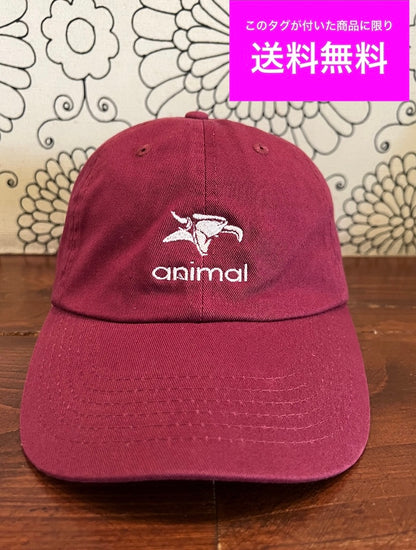 送料無料 BMX アニマル ANIMAL ICON HAT ADJUSTABLE MAROON キャップ マルーンカラー 赤茶色 フリーサイズ FREE ストリート 全国通販可能 ◎