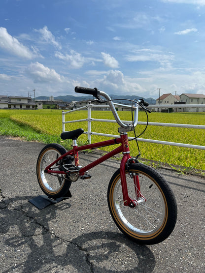 ★送料込み 細かなセッティング可 BMX 初心者 FITBIKE 赤  フィットバイク MISFIT 16インチ コンプリート 完成車 KIDS キッズ 全国通販可能　◎