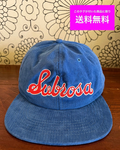 送料無料 BMX SUBROSA EMBROIDERED COLD HAT サブローザ キャップ ブルー ブラック  BLUE BLACK フリーサイズ FREE ストリート 全国通販可能 ◎