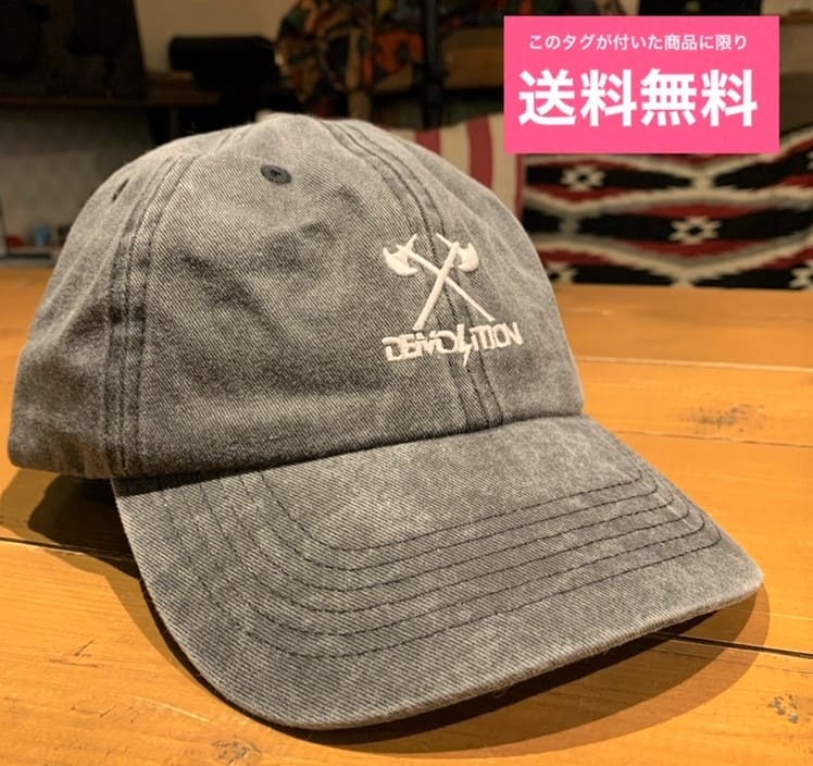 送料無料 DEMOLITION デモリッション キャップ AXES PA HAT 6PANEL WASH BMX パーツ ブランド  BMX 街乗り BMX フリースタイル 全国通信販売可能