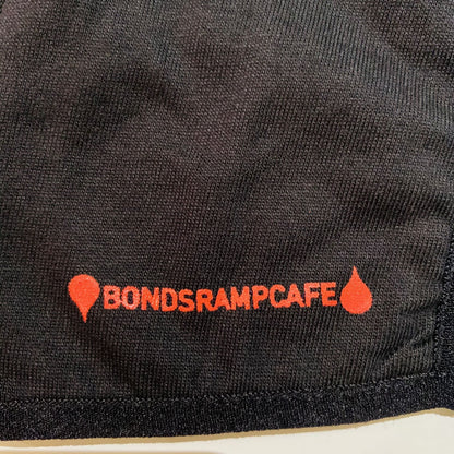 送料無料 BONDSRAMPCAFE ボンズランプカフェ  洗える 布マスク ブラック 黒 大人サイズ 蒸れにくい 肌荒れしにくい 布マスク 小顔マスク BMX スケボー カフェ マスク 岡山■