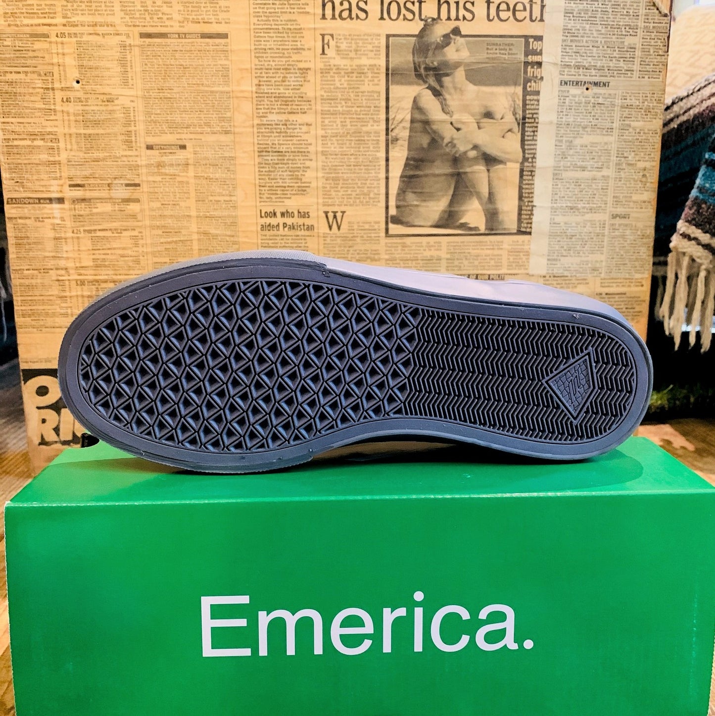 送料無料 SALE商品 スケシュー スリッポン EMERICA エメリカ WINO G6 SLIP-ON  26.5ｃｍ 27ｃｍ BLUE 青 スケボー 靴 人気ブランド 全国通信販売可能